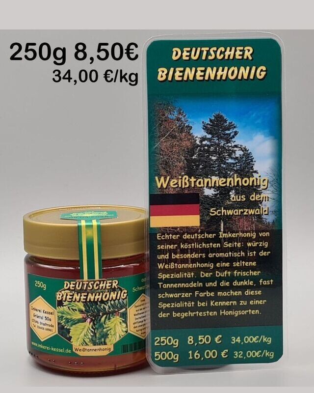 Weißtannenhonig Deutschland 250g Weißtannenhonig Deutschland 250g