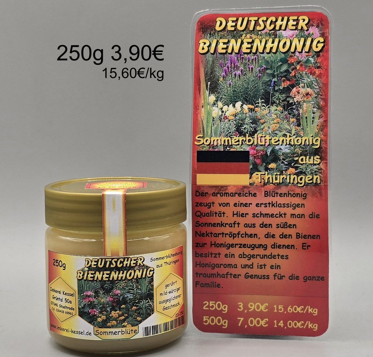 Sommerblütenhonig Deutschland 250g