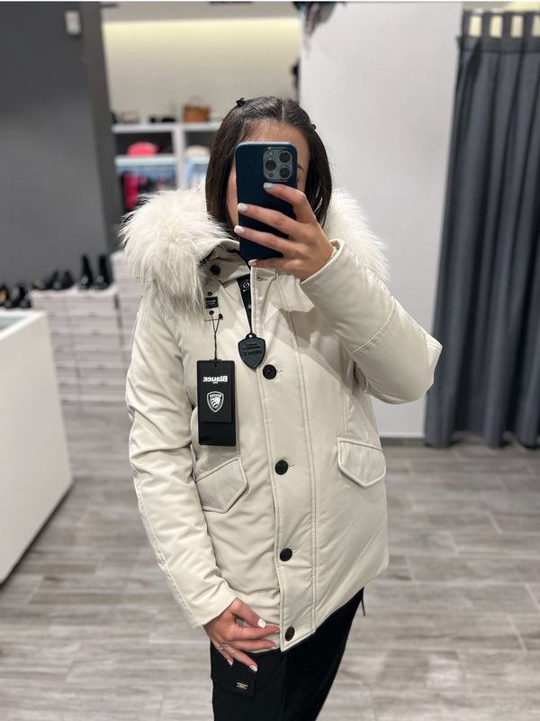 Parka in neoprene Blauer