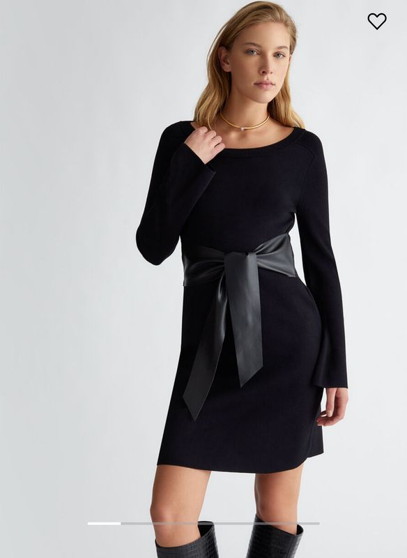Abito in maglia con cintura LIU JO