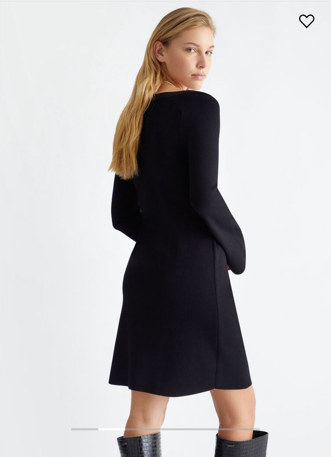 Abito in maglia con cintura LIU JO