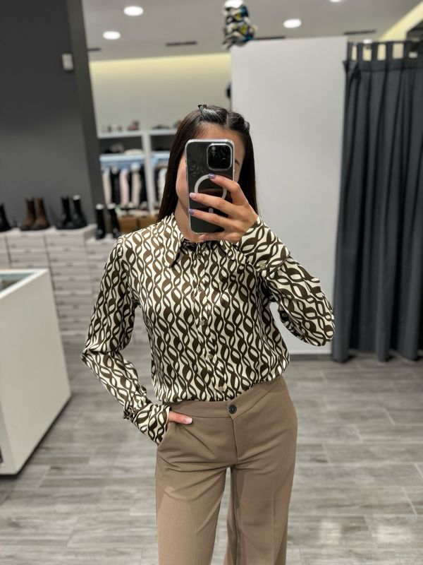 Camicia in raso stampato LIU JO