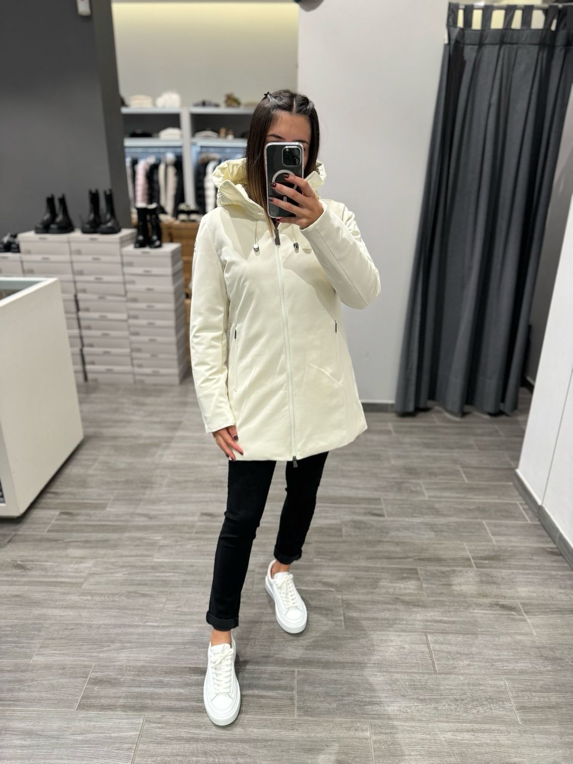 Parka cappuccio nylon SUNS