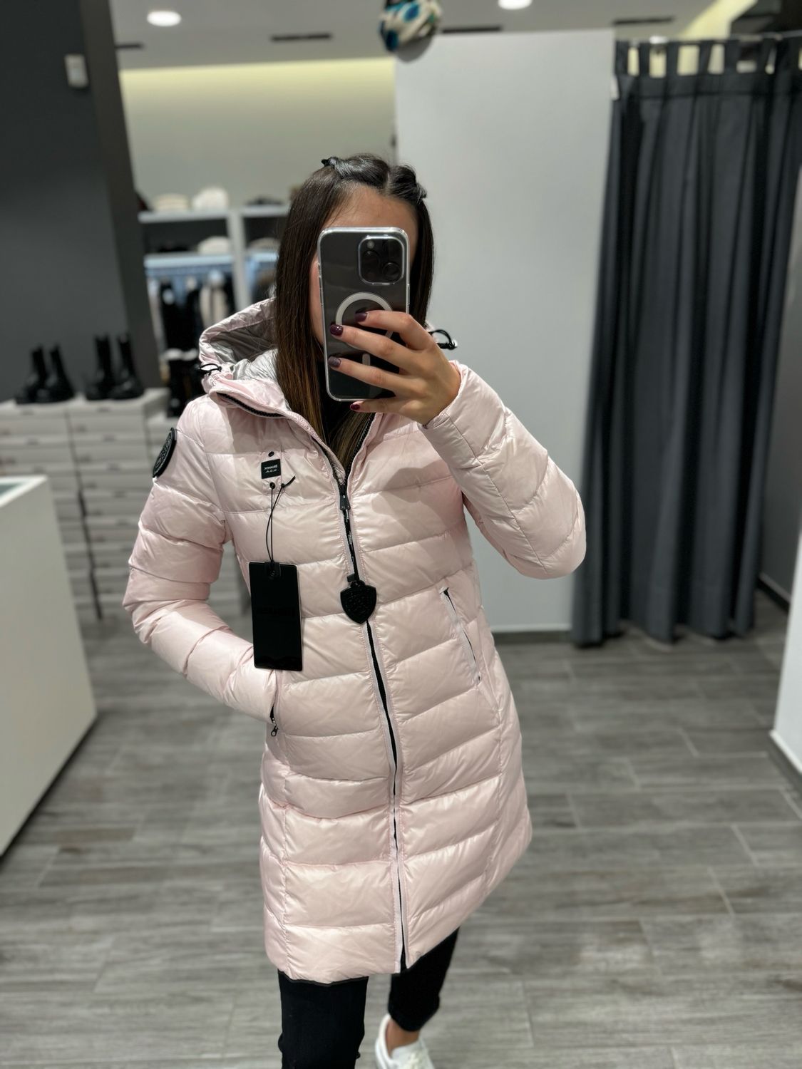 Piumino lungo Blauer