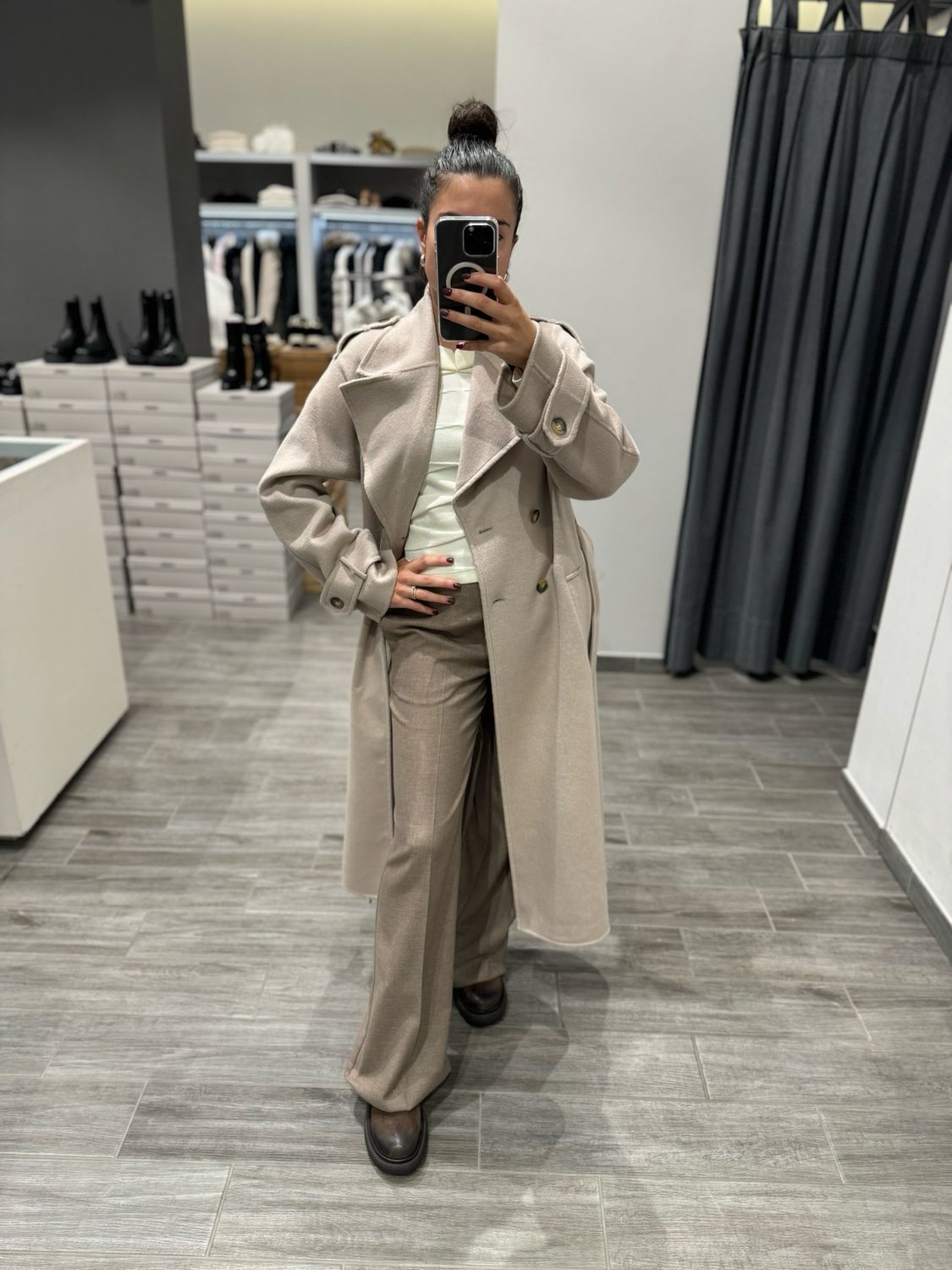 Cappotto misto lana Kaos