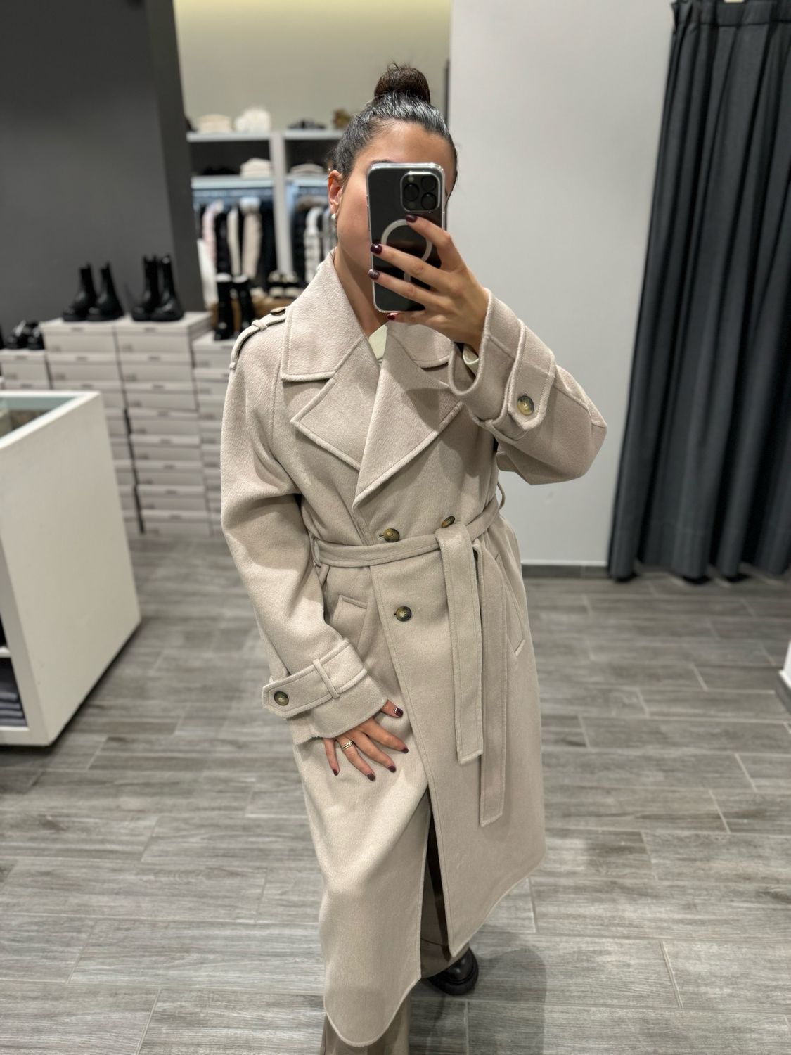 Cappotto misto lana Kaos