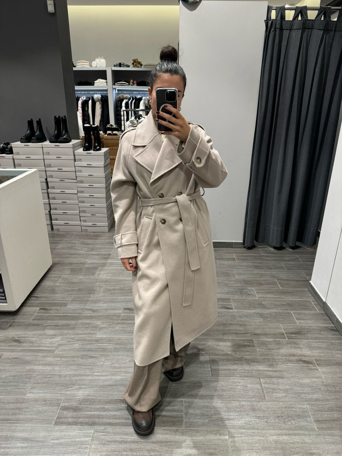 Cappotto misto lana Kaos