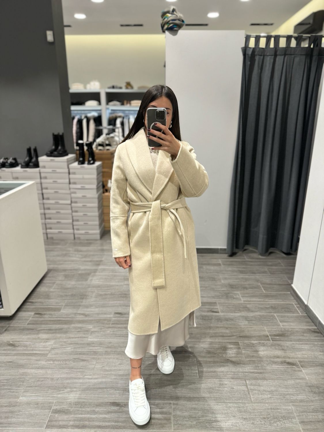 Cappotto misto lana Nenette