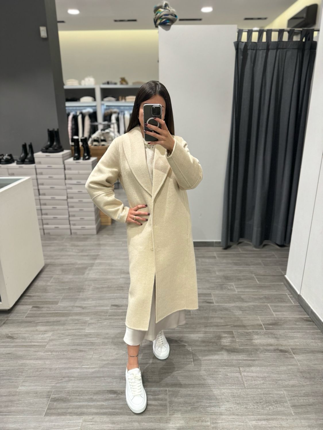 Cappotto misto lana Nenette