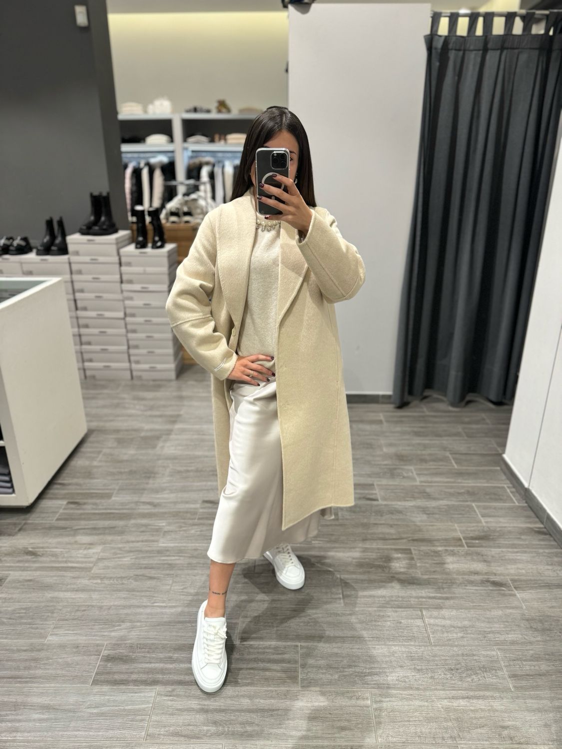 Cappotto misto lana Nenette