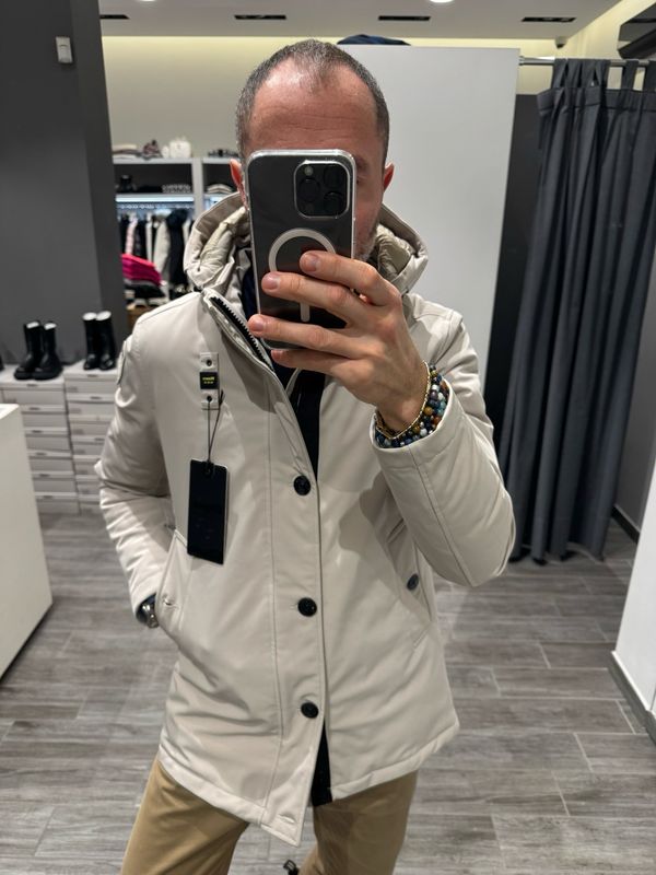 Parka in neoprene Blauer