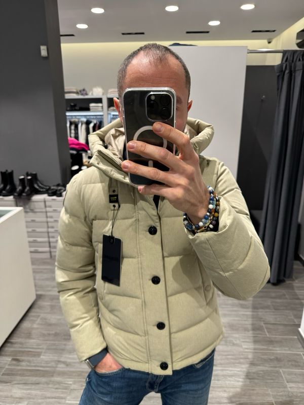 Piumino lana e nylon Blauer