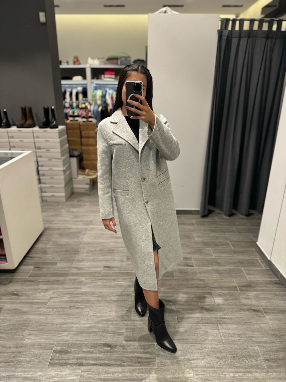 Cappotto misto lana Icona