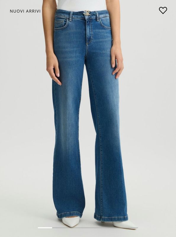 New Jeans a palazzo con cintura LIU JO