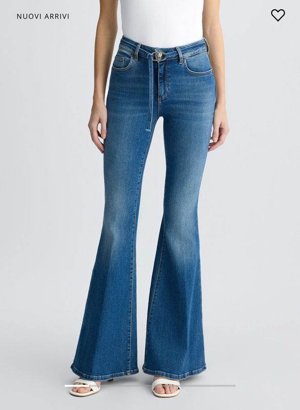 New Jeans a zampa con cintura LIU JO