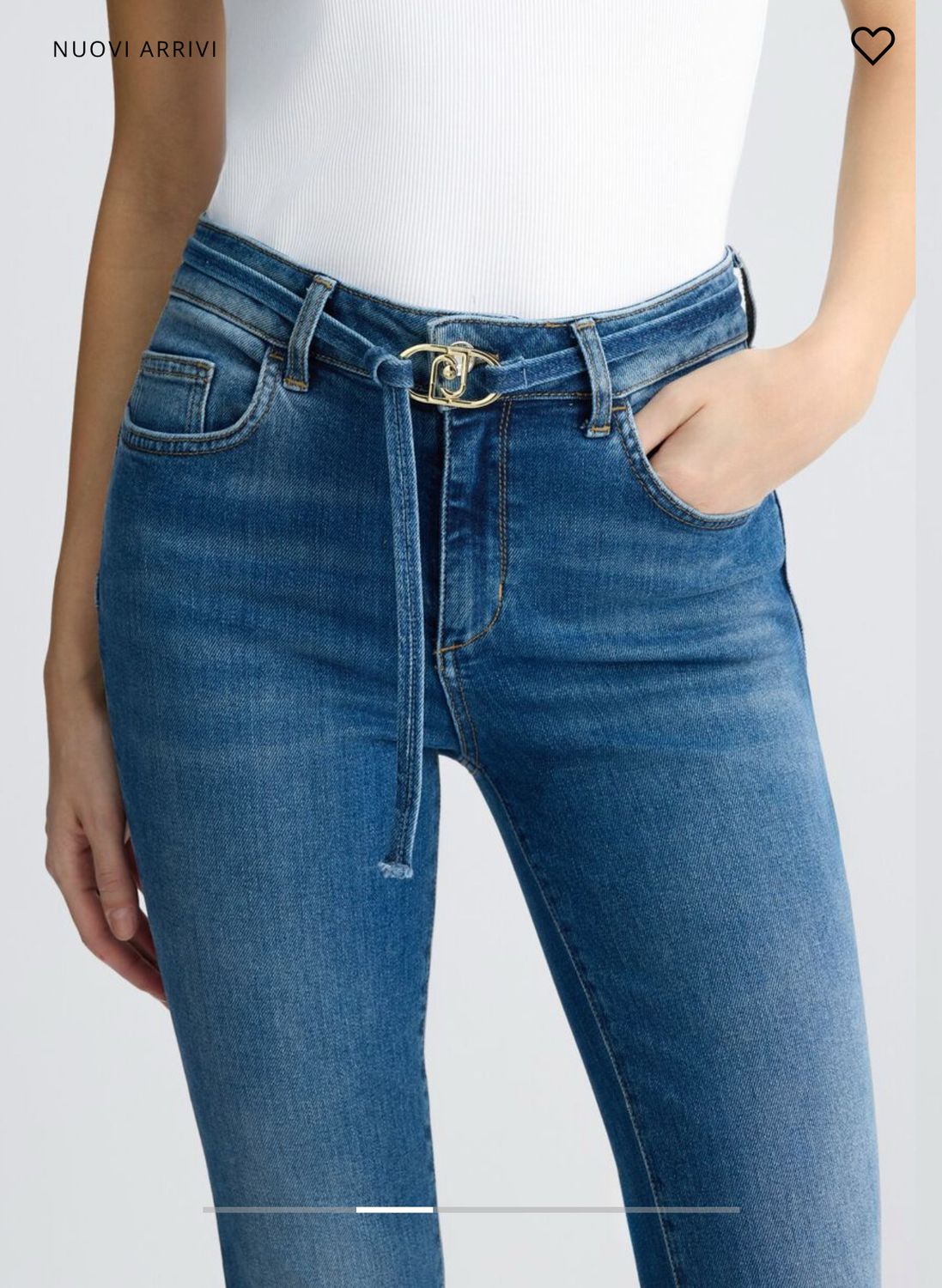 New Jeans a zampa con cintura LIU JO