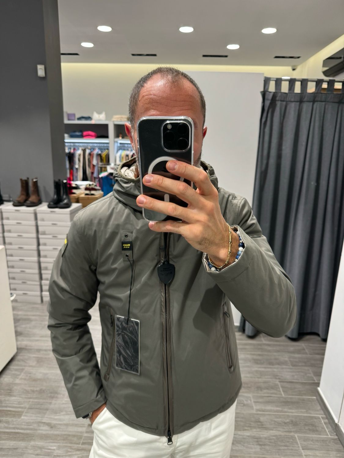 Piumino in neoprene reversibile Blauer in ovatta