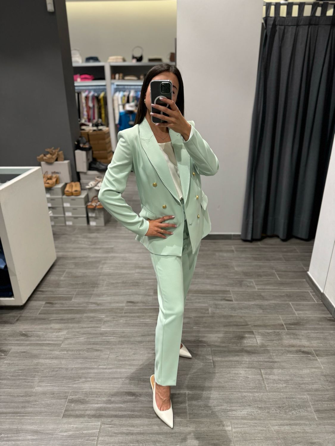 Tailleur in cady Nenette