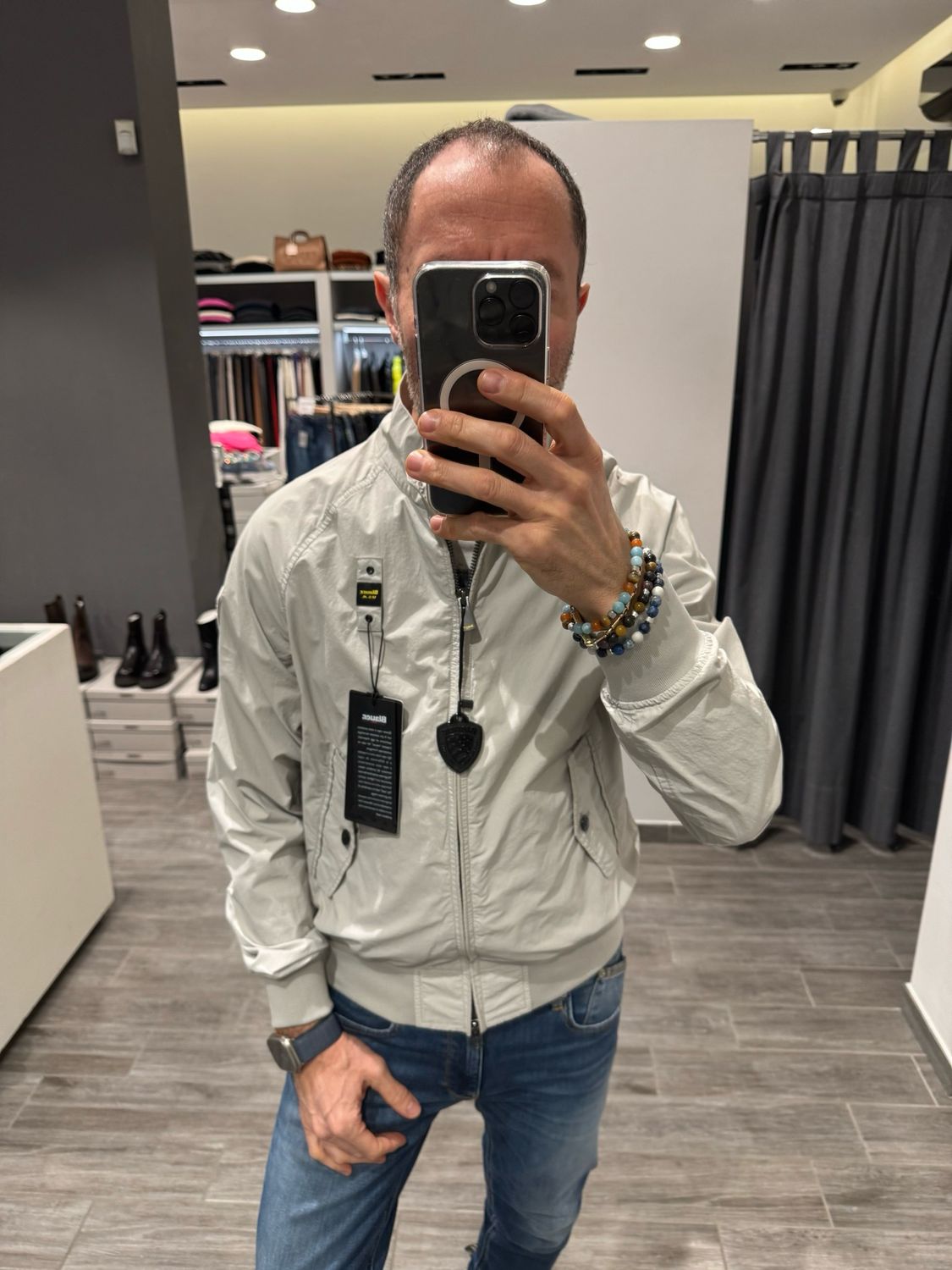 Giubbino in cotone e nylon Blauer