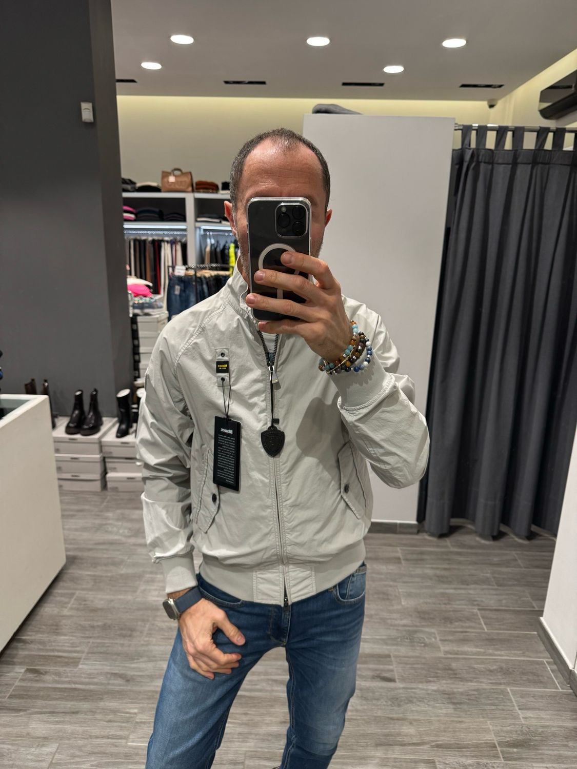 Giubbino in cotone e nylon Blauer
