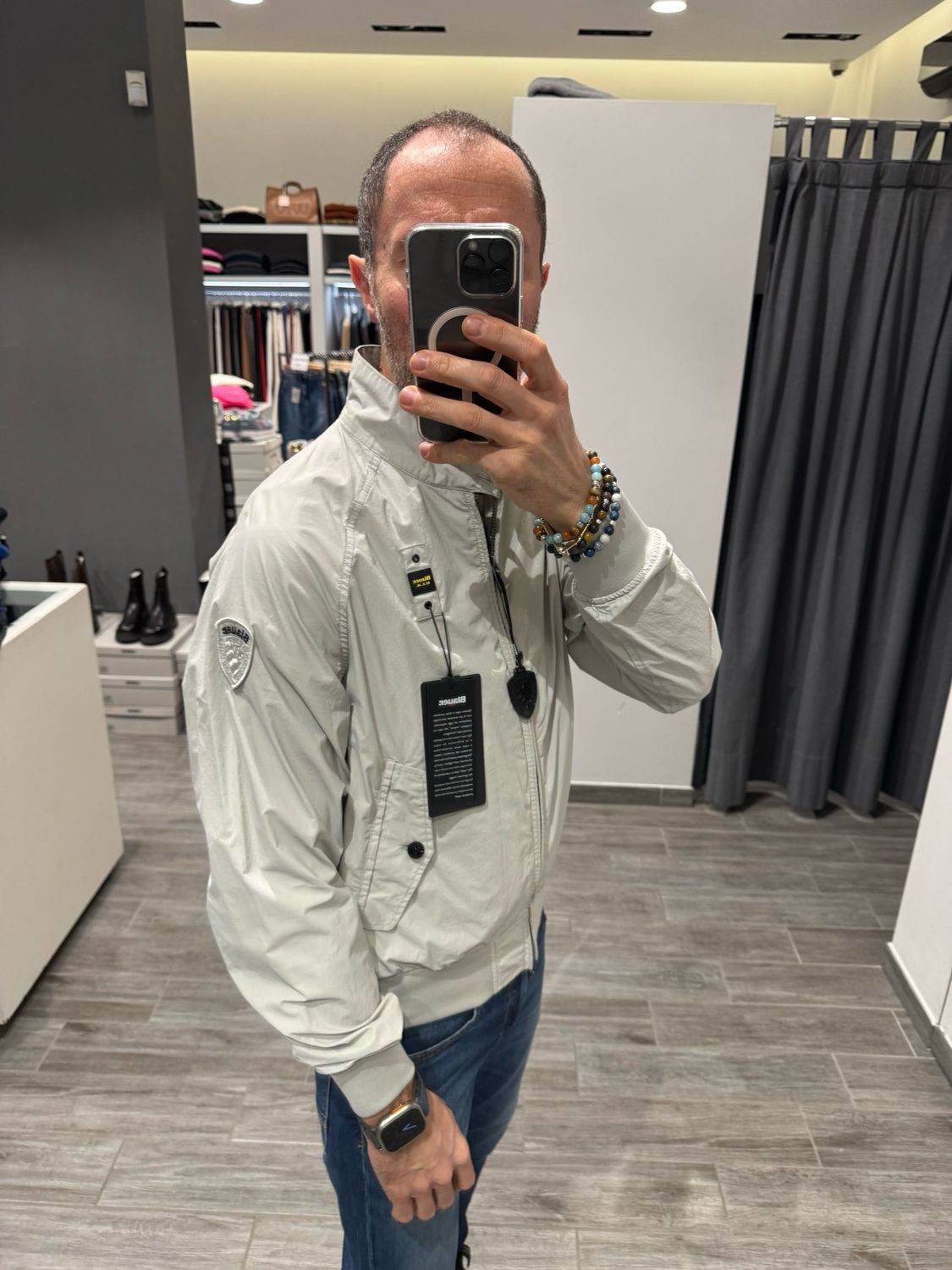Giubbino in cotone e nylon Blauer