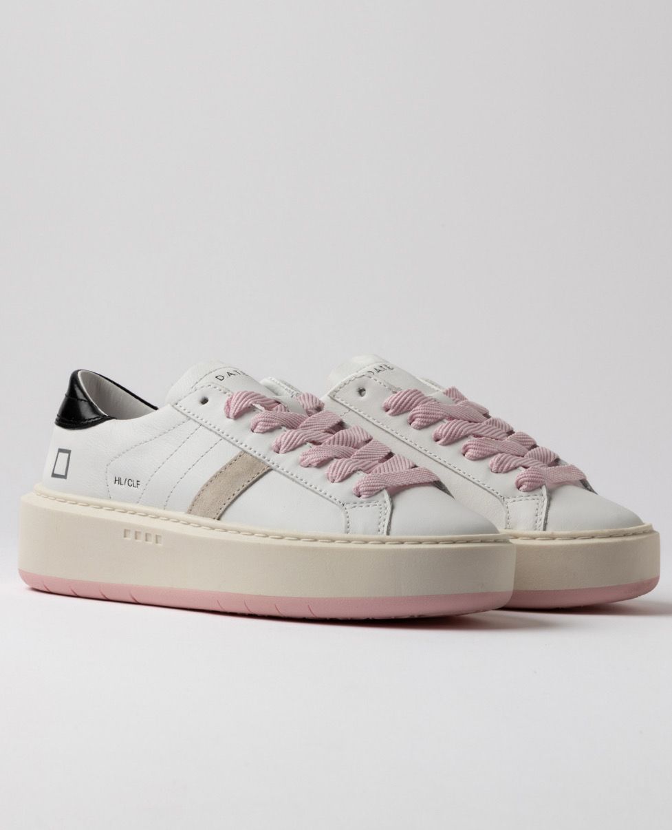 Sneakers DATE Hill Low calf white-black
