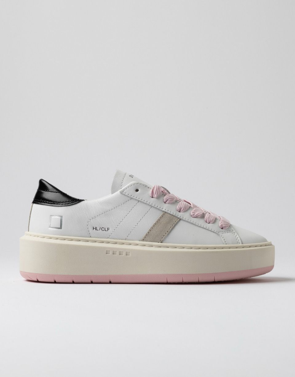 Sneakers DATE Hill Low calf white-black