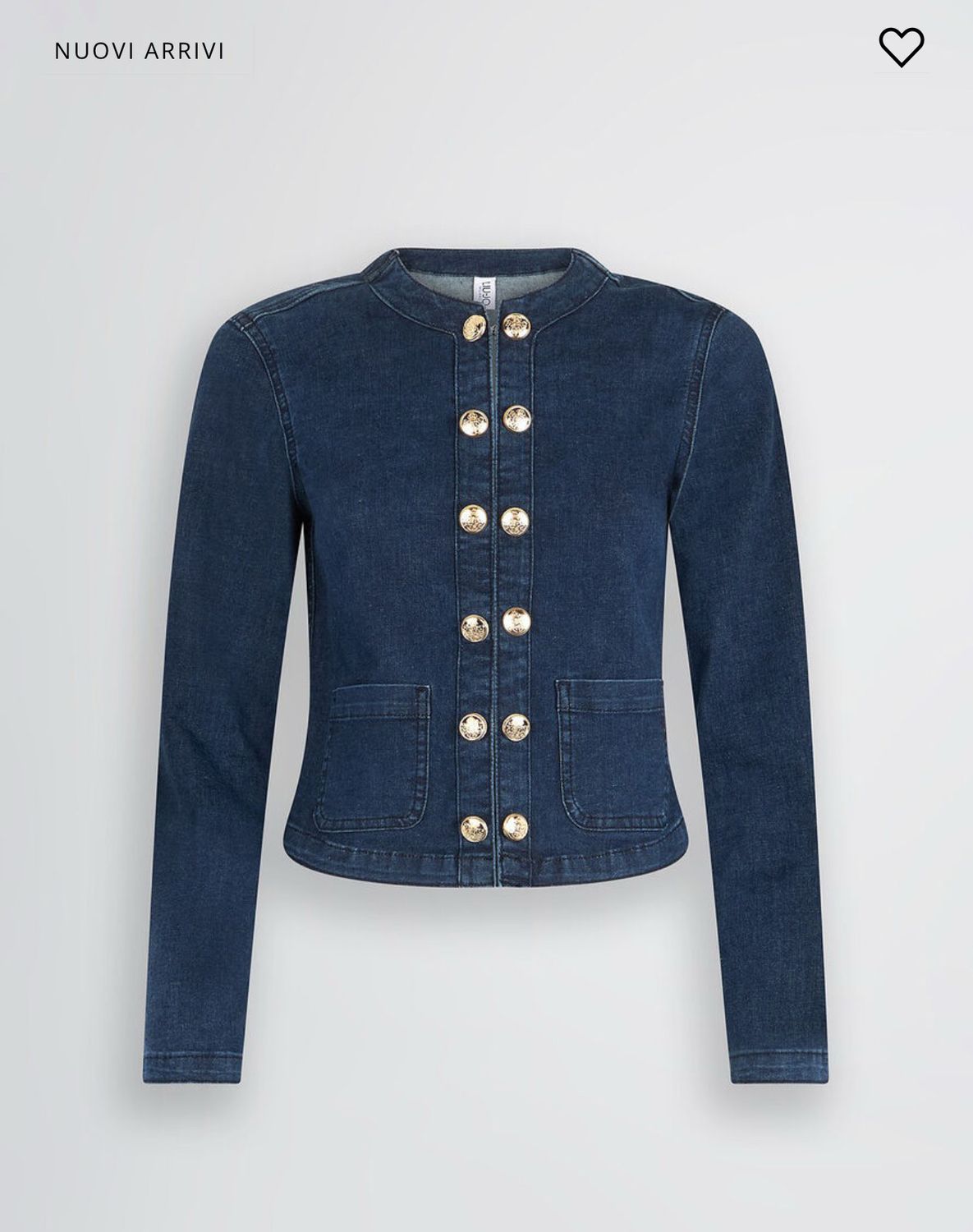 Giacca LIU JO di jeans con bottoni gioiello