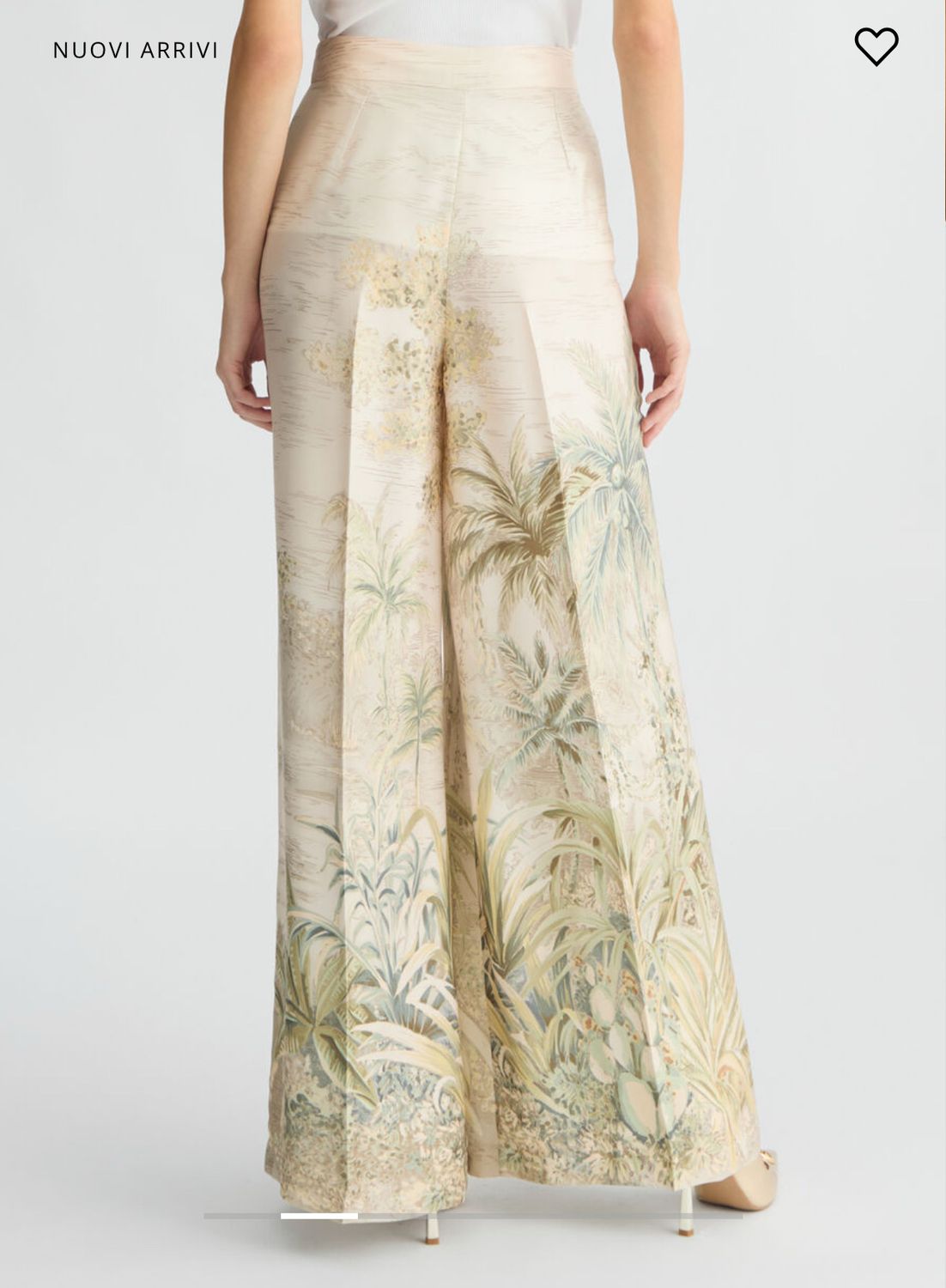 Pantalone LIU JO a palazzo in twill stampato