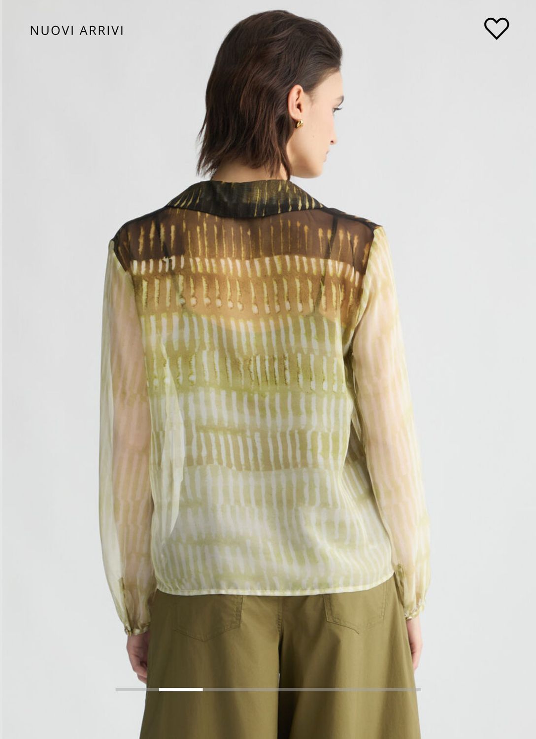 Blusa LIU JO in chiffon stampato