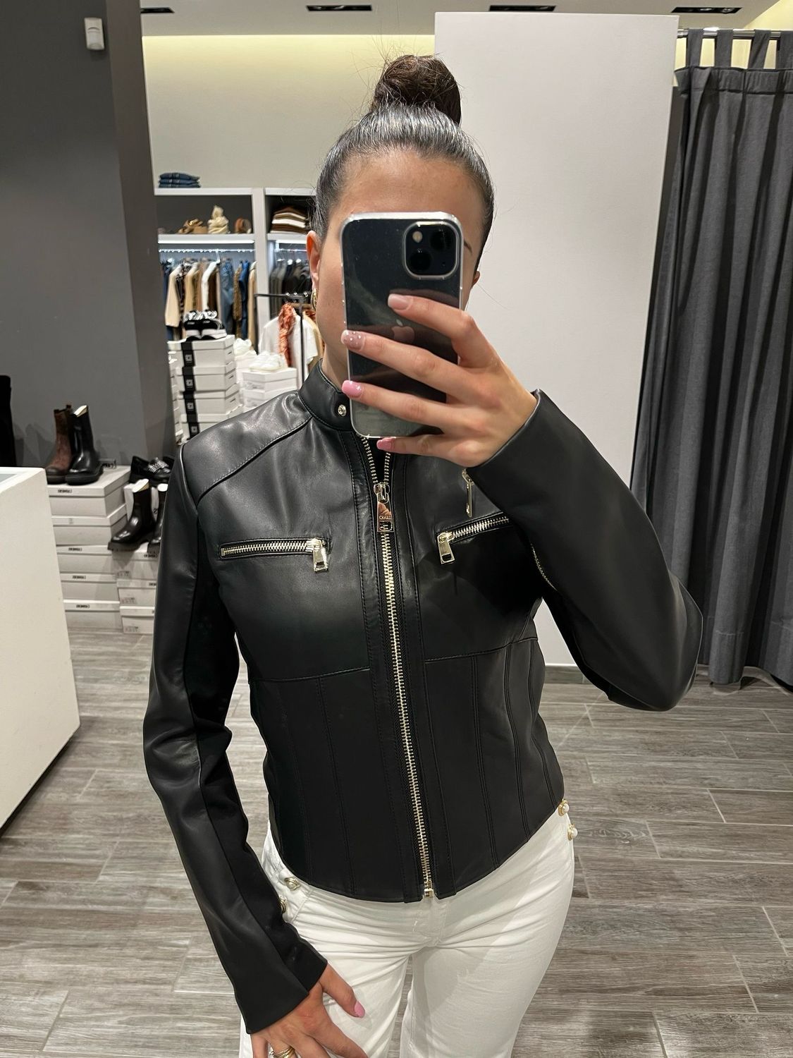 Biker in pelle LIU JO