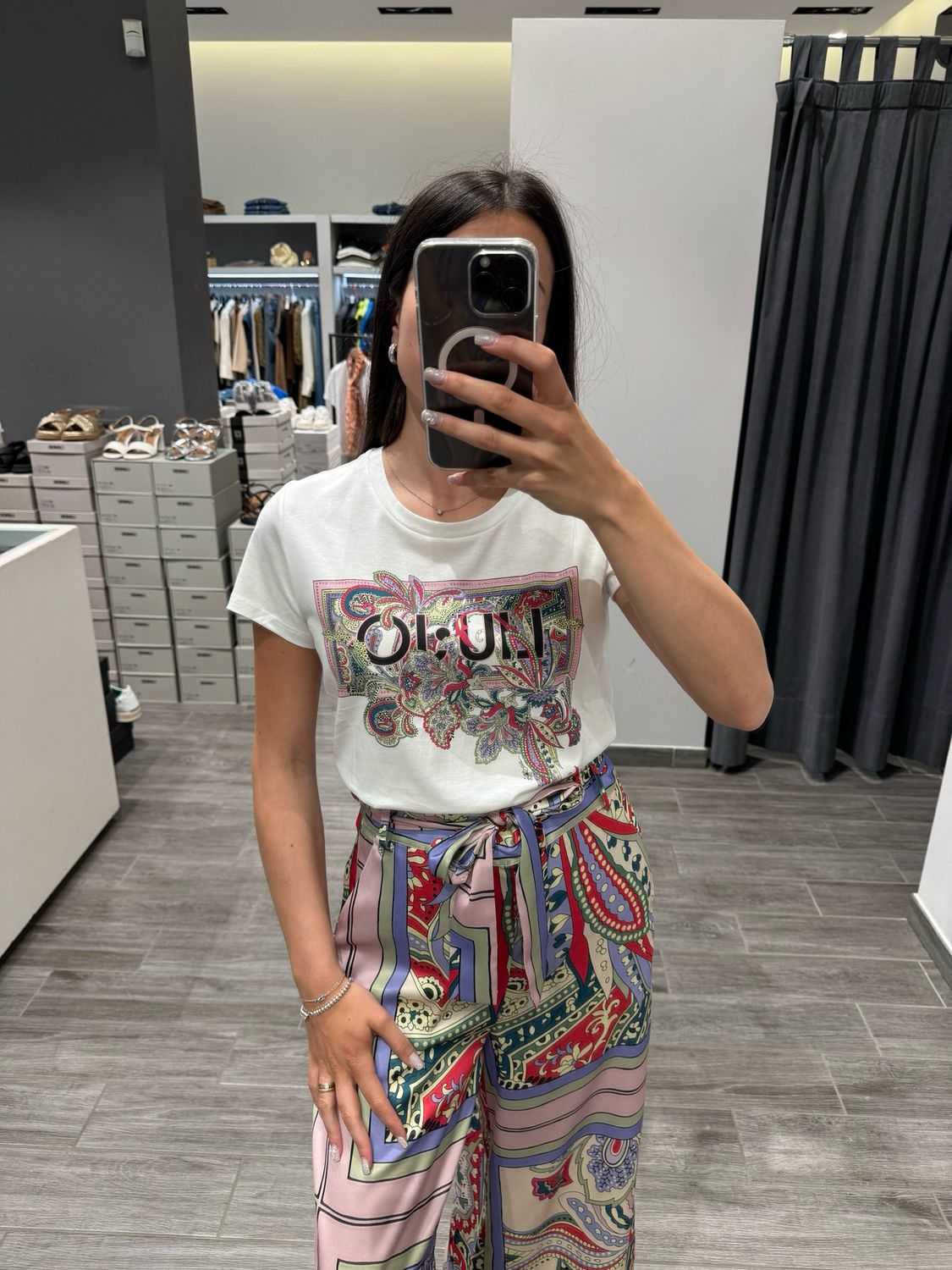 T-shirt LIU JO con stampa floreale