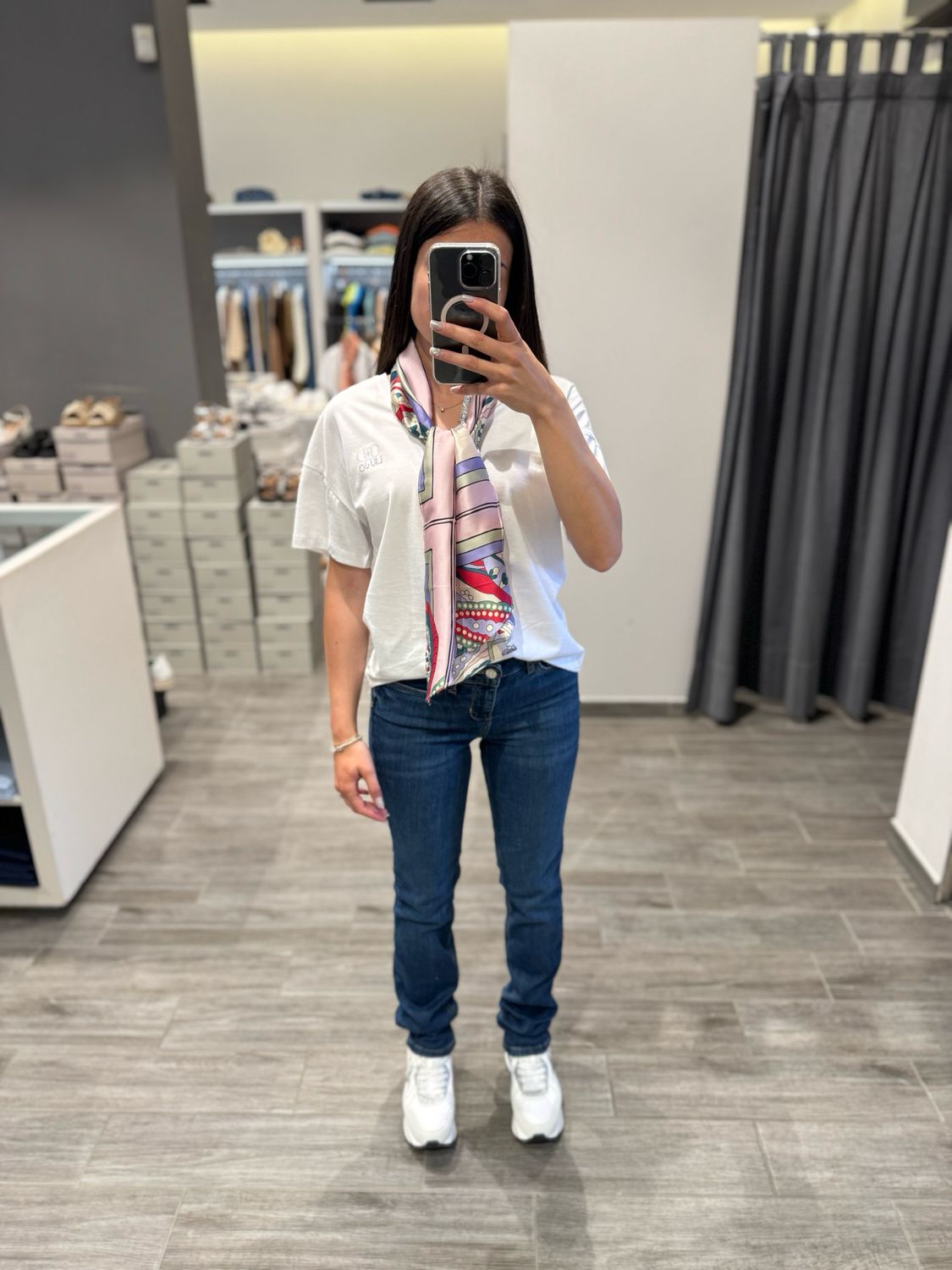 T-shirt LIU JO con foulard