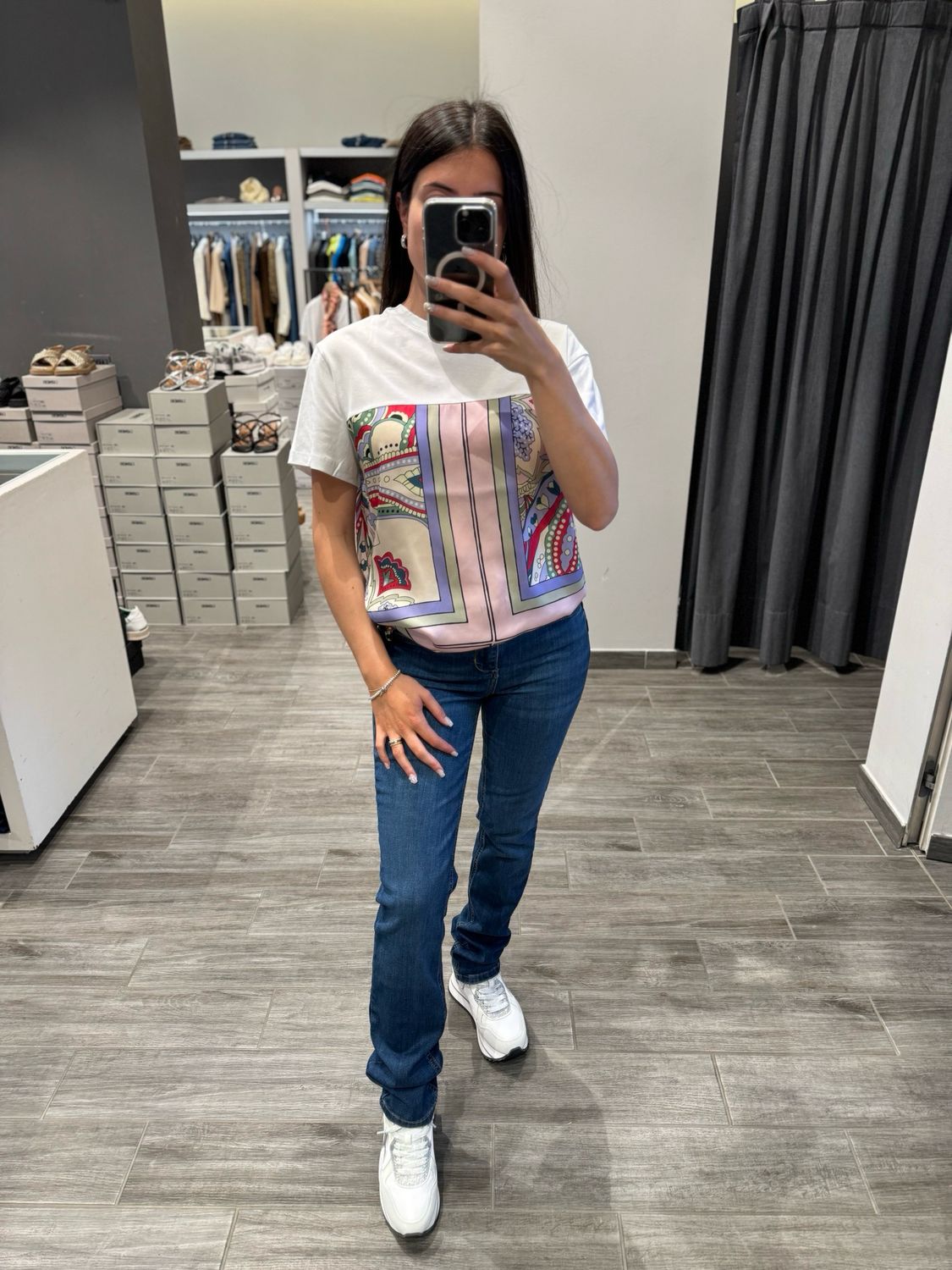T-shirt con stampa LIU JO