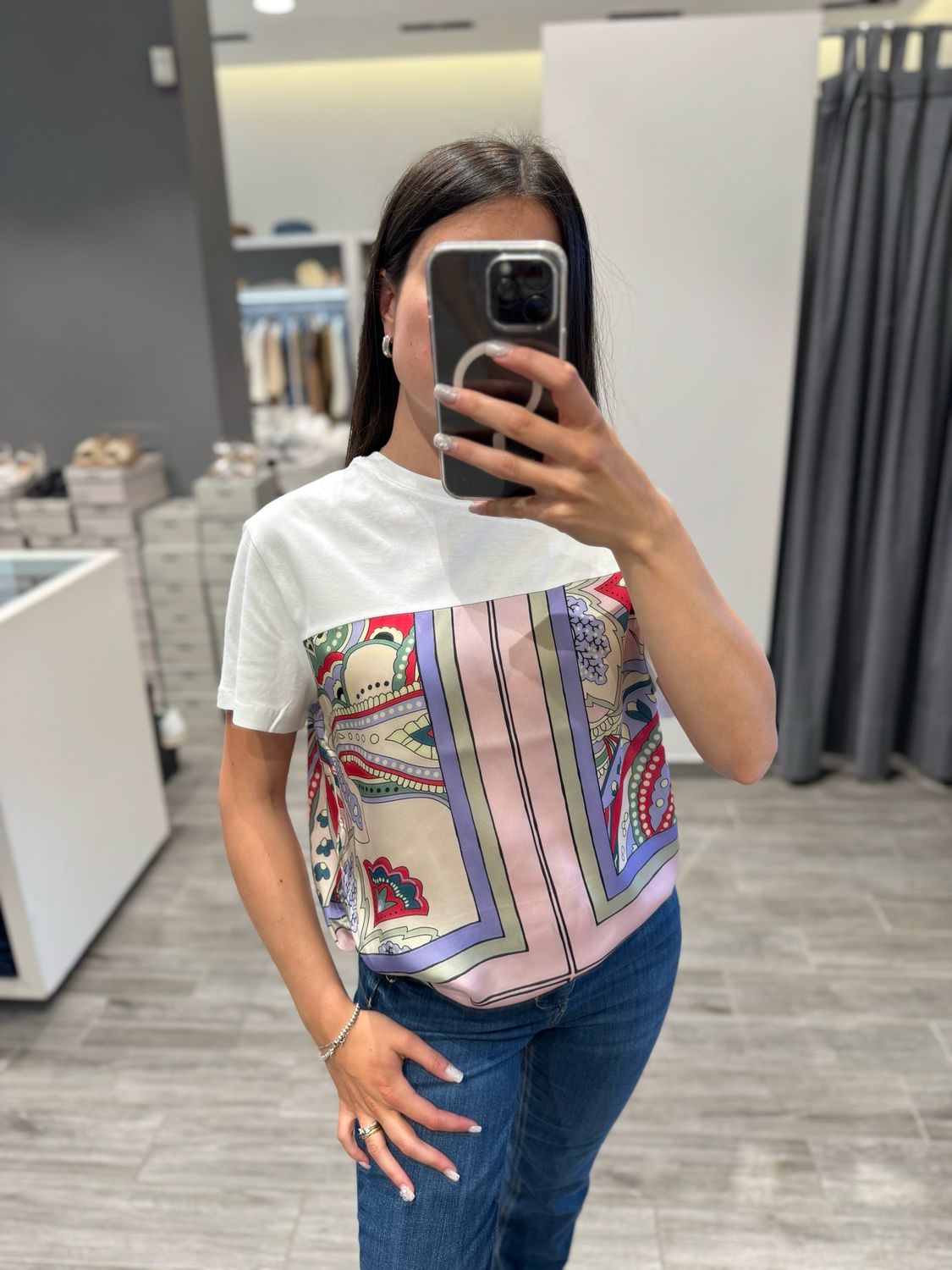 T-shirt con stampa LIU JO