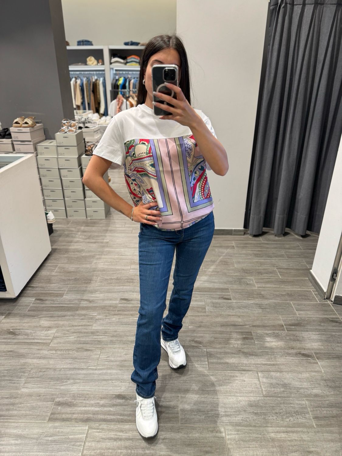 T-shirt con stampa LIU JO