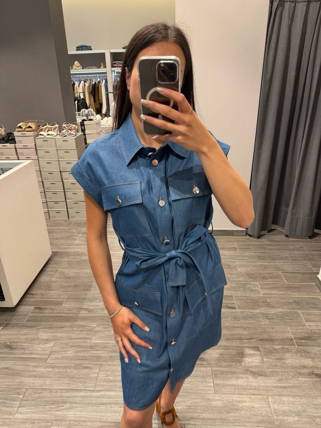 Abito chemisier LIU JO in denim