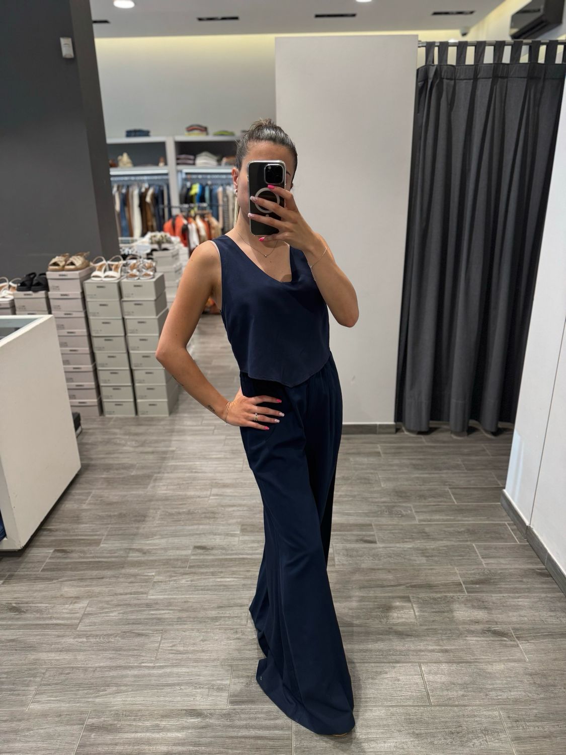Pantalone misto lino Kaos