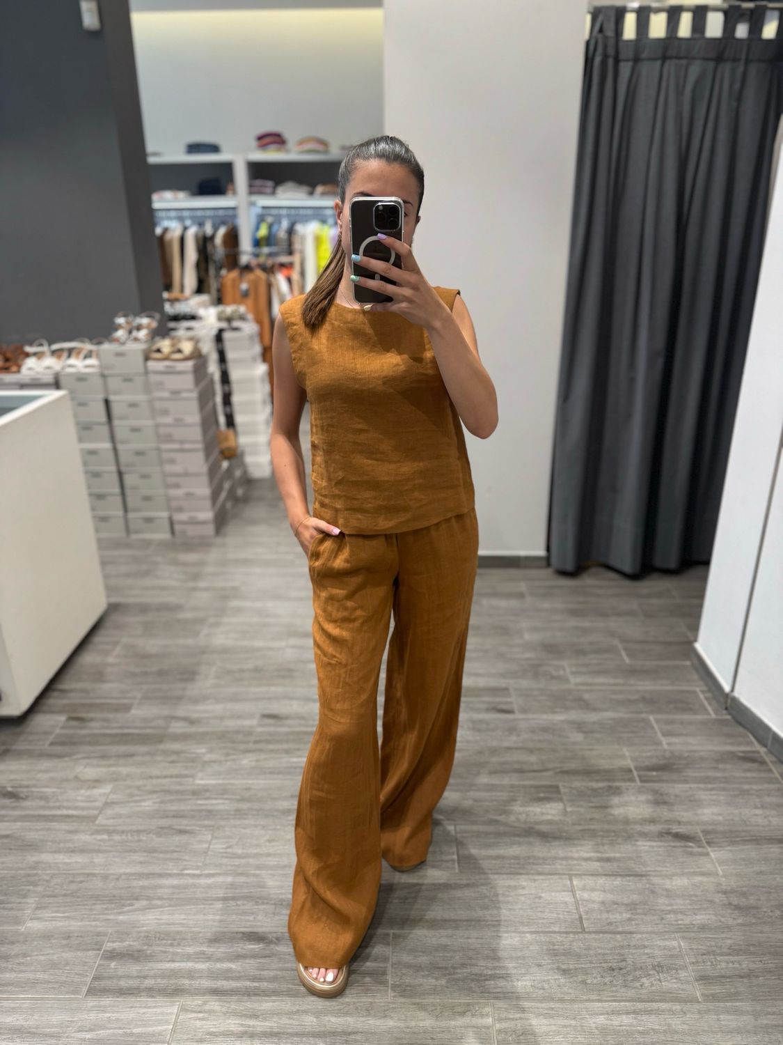 Pantalone in lino ICONA