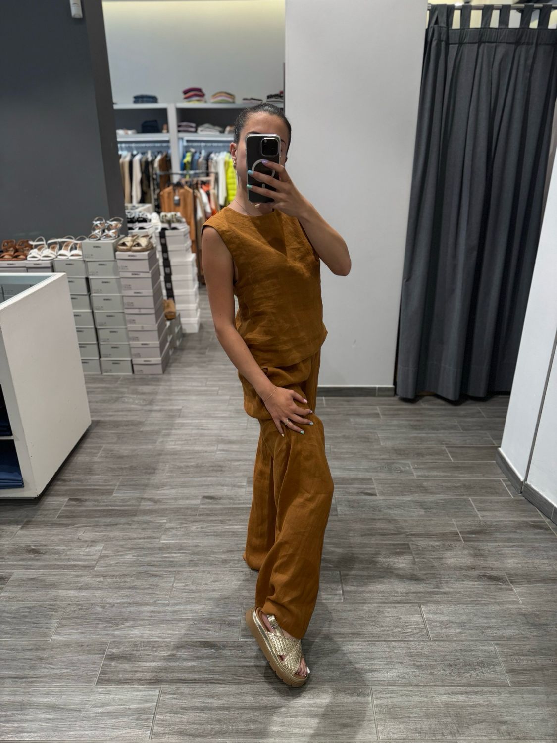 Pantalone in lino ICONA