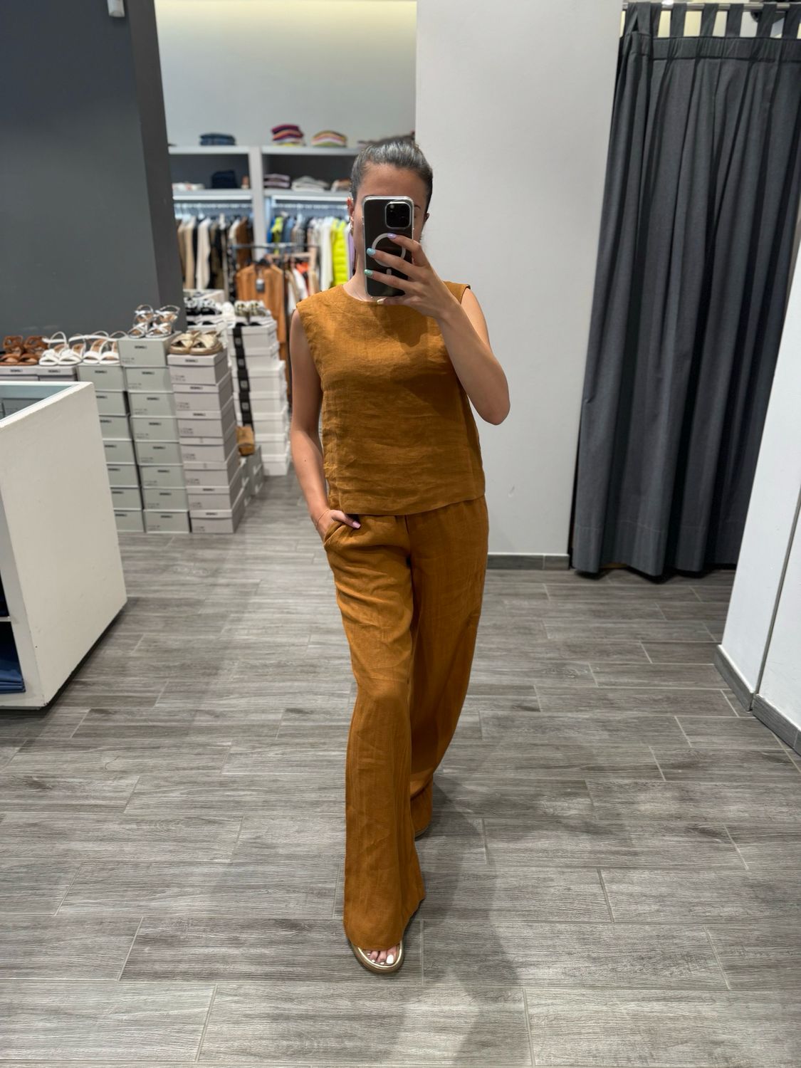 Pantalone in lino ICONA