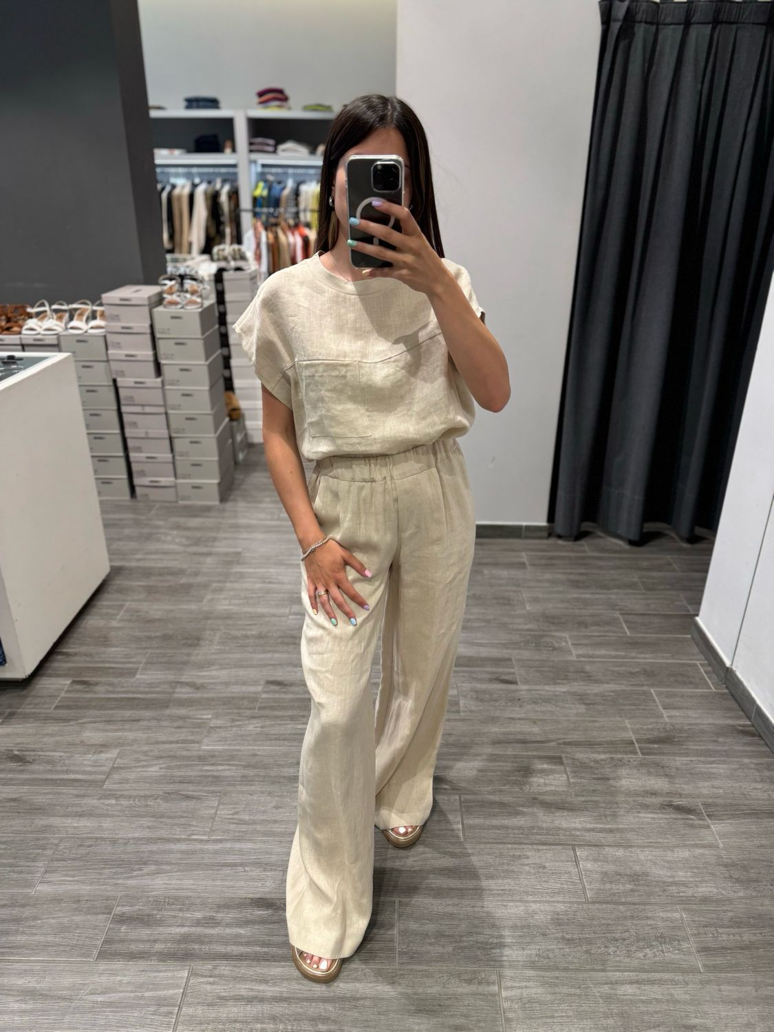 Pantalone in lino ICONA