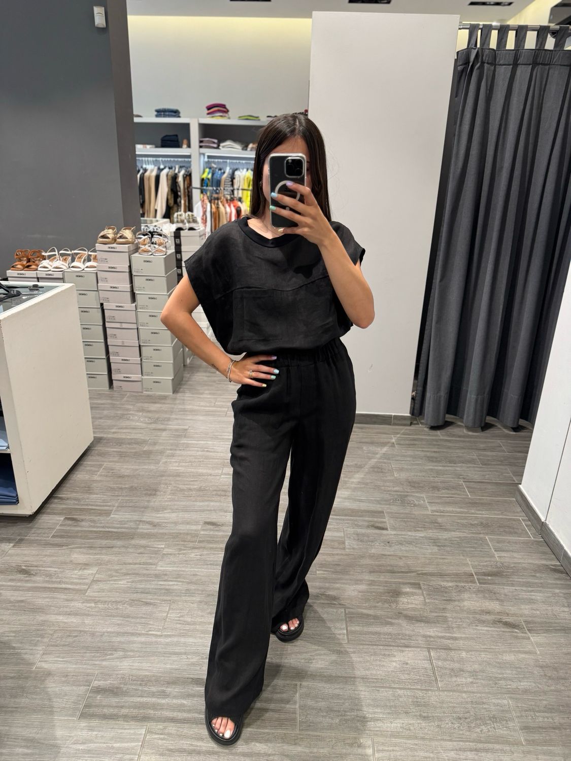 Pantalone in lino ICONA