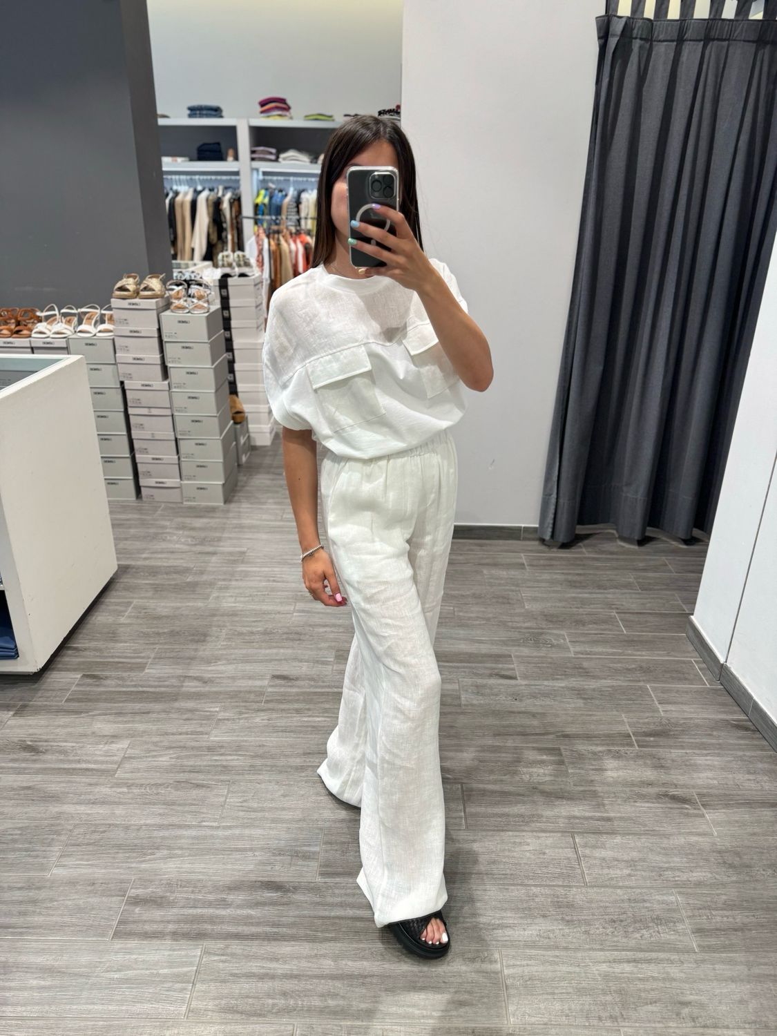 Pantalone in lino ICONA