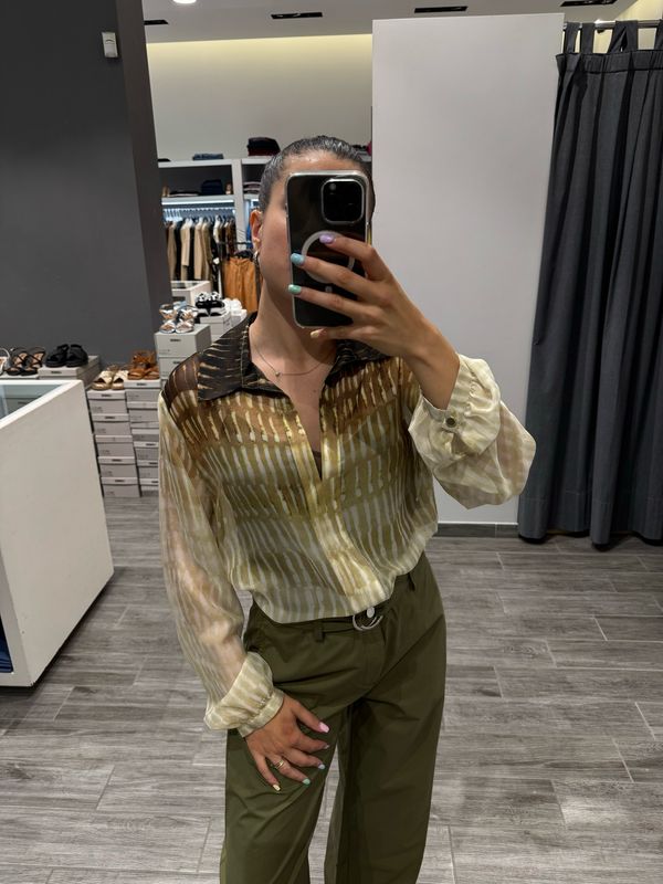 Blusa LIU JO in chiffon stampato