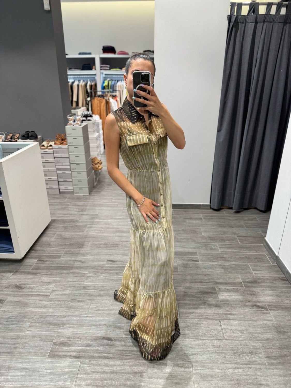 Abito LIU JO chemisier in chiffon stampato