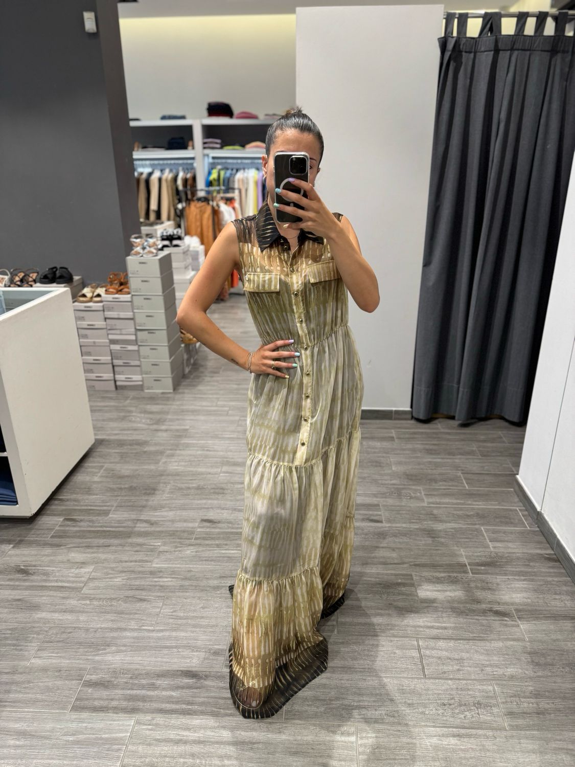 Abito LIU JO chemisier in chiffon stampato