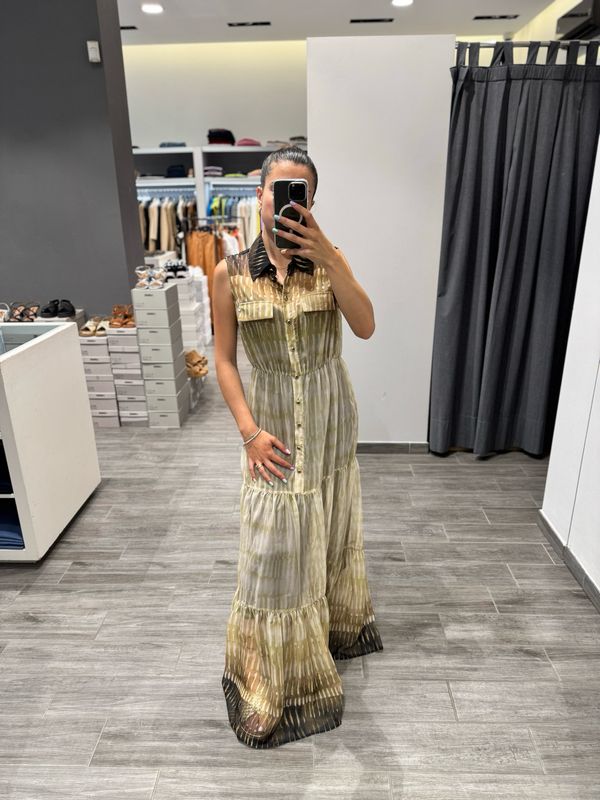 Abito LIU JO chemisier in chiffon stampato
