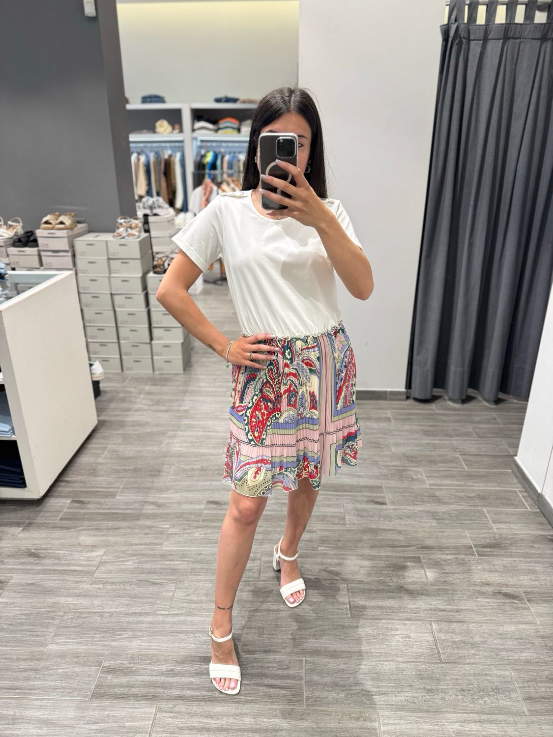 Abito con stampa foulard LIU JO