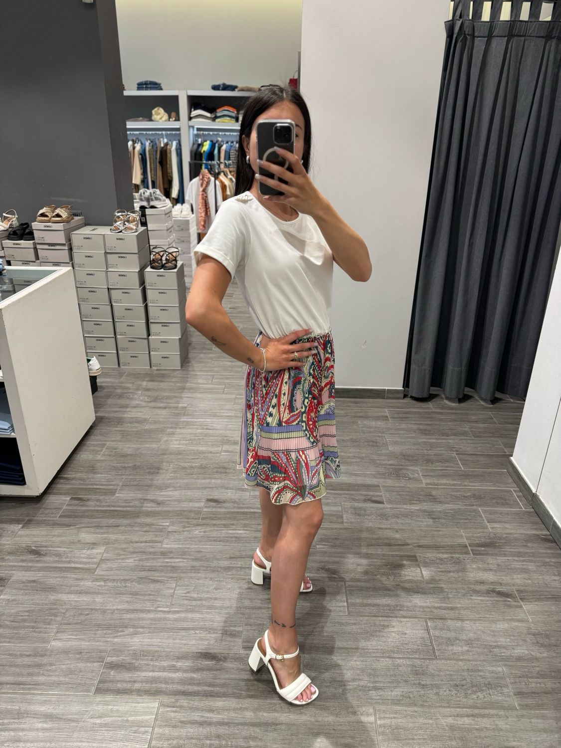 Abito con stampa foulard LIU JO